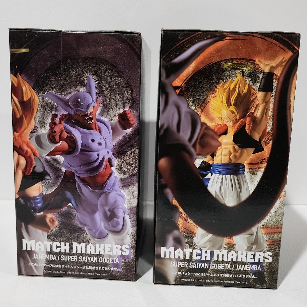 2 Dragon Ball Z Figures Super Saiyan Gogeta and Janemba